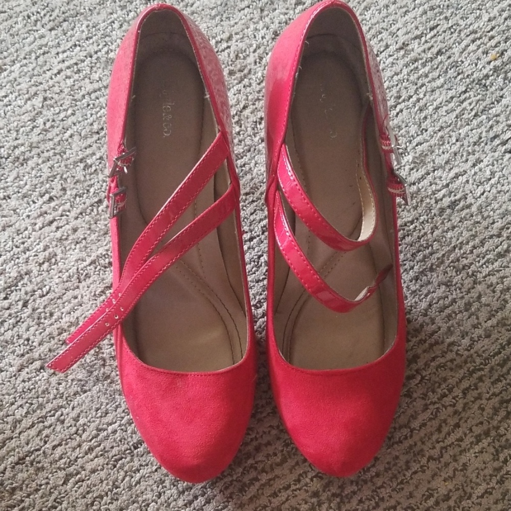 Style and Co. Red Heels